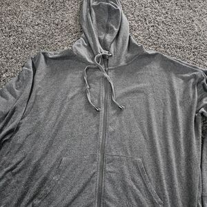 Maurices Women's Gray Zip-Up Sweatshirt